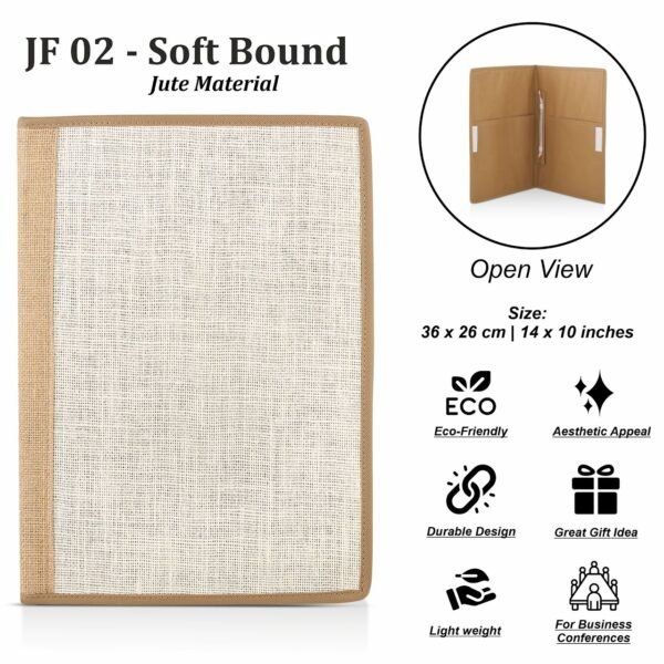 Jute Office/Conference Folders
