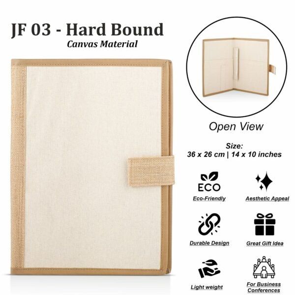 Jute Office/Conference Folders