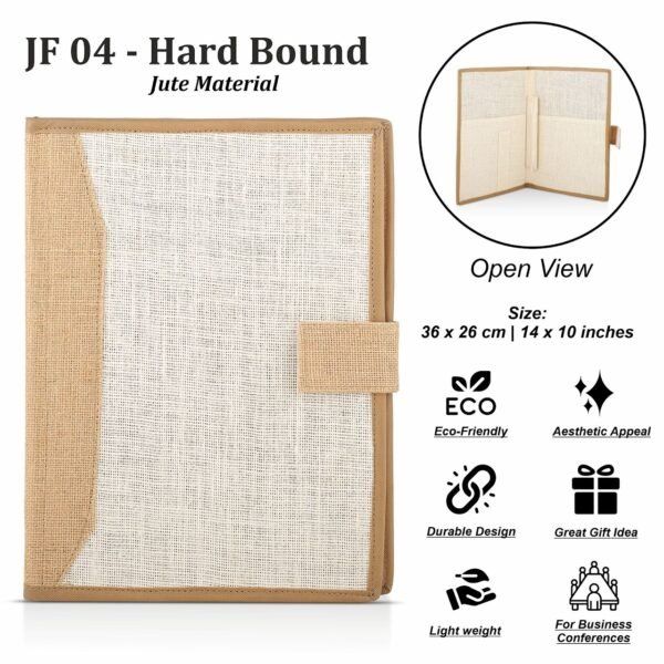 Jute Office/Conference Folders