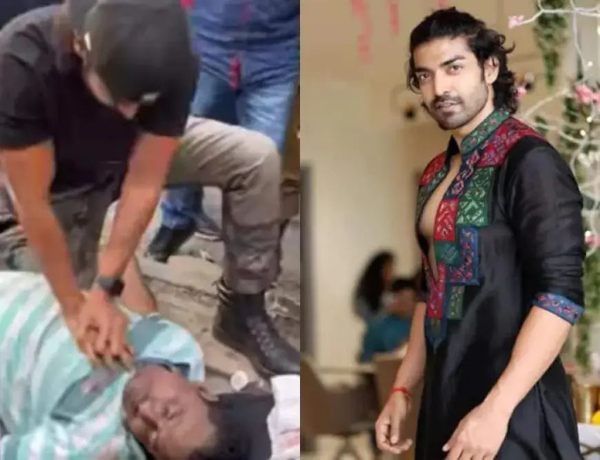 Gurmeet Choudhary ने सड़क पर गिरे व्यक्ति को CPR देकर बचाई जान! सोशल मीडिया पर वीडियो वायरल