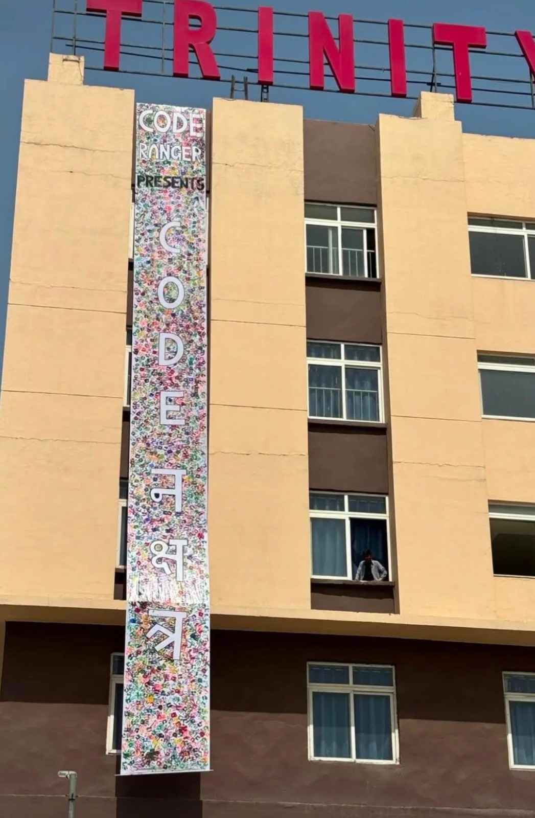 Project display at CODE नक्षत्र hackathon