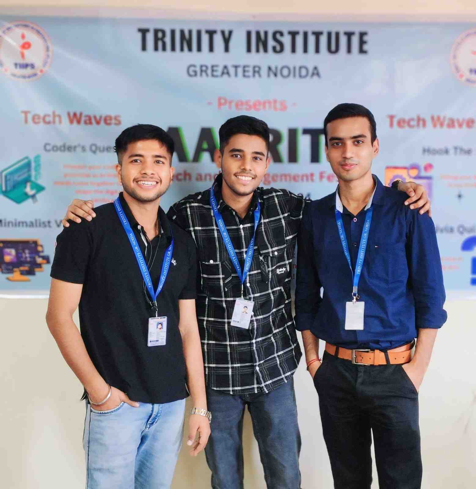 Team presenting their project