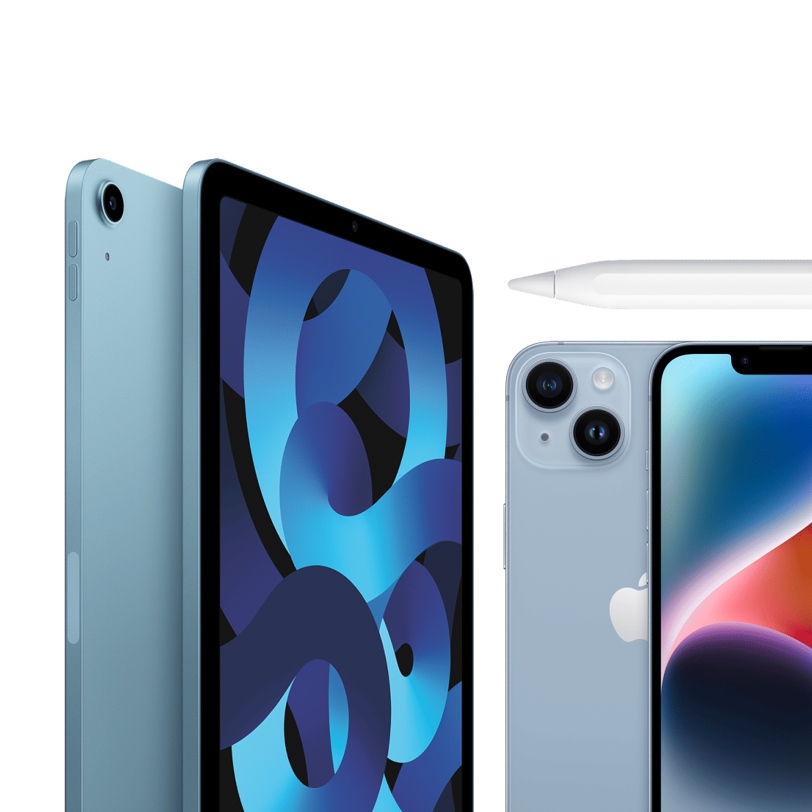 iPad, Apple Pencil, iPhone