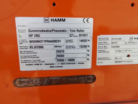 HAMM HP280I - 18548