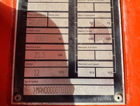 MANITOU 200 ATJ RC ST5 S1 - 20112