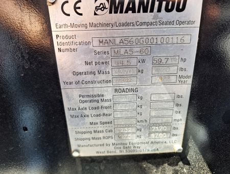 MANITOU MLA 5-60 H-Z - 20591