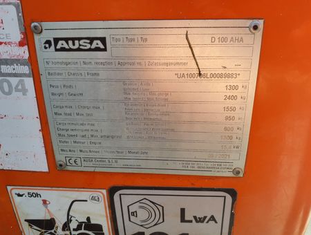 AUSA D100AHA - 21208