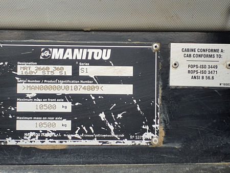 MANITOU MRT 2660 360 160Y ST5 S1 - 22085