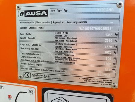 AUSA D100AHG - 22722