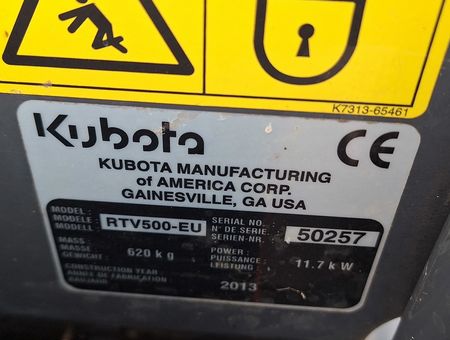 KUBOTA RTV500 - 23075