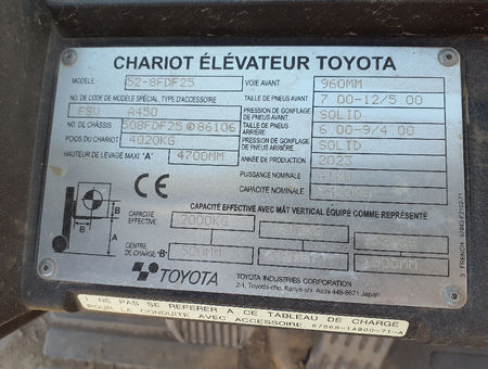 TOYOTA 52-8FDF25 - 23446