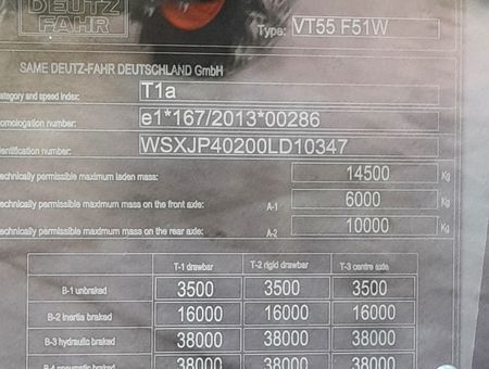 DEUTZ 6210 AGROTRON TTV - 25273