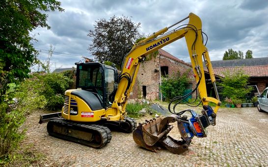 Nouvelle vente d'une mini-pelle KOMATSU PC55MR-5 !
