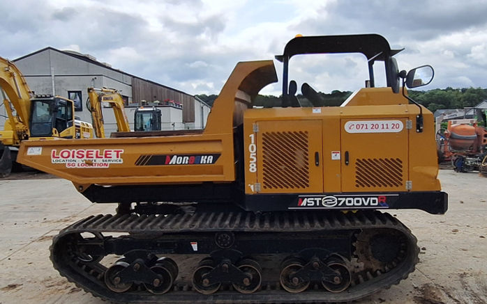 Dumper sur chenilles Morooka 700VDR