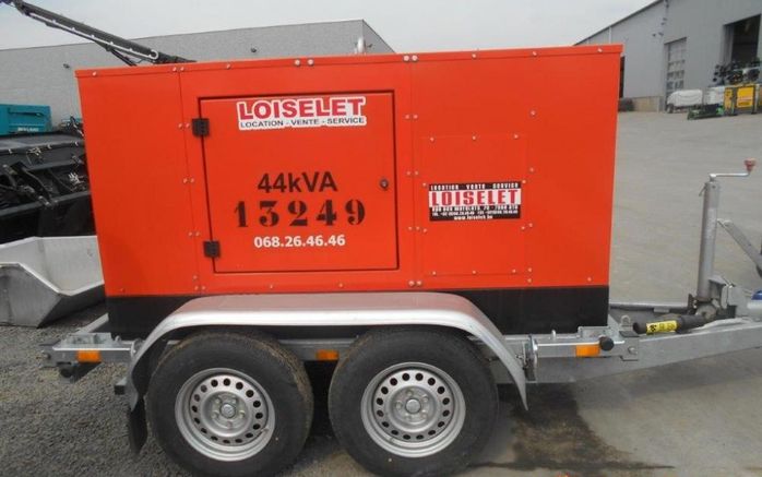 Groupe électrogène tractable 40KVA
