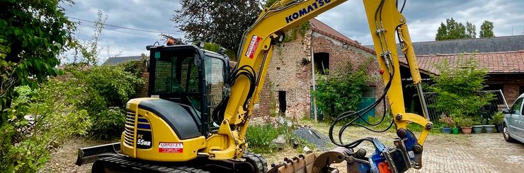 Nouvelle vente d'une mini-pelle KOMATSU PC55MR-5 !