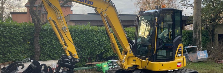 Une pelle Komatsu PC55 vendue !