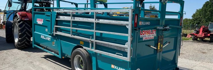 Nouvelle vente d’une bétaillère ROLLAND Rollvan 59 Plain-Pied !