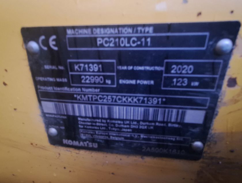 KOMATSU PC210LC-11 - 16532