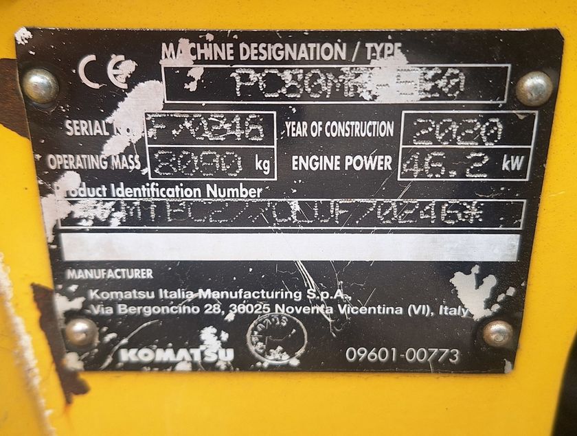 KOMATSU PC80MR-5 - 17025