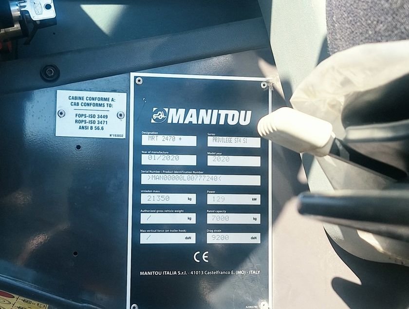 MANITOU MRT 2470 PRIVILEGE + ST4 S1 - 17063