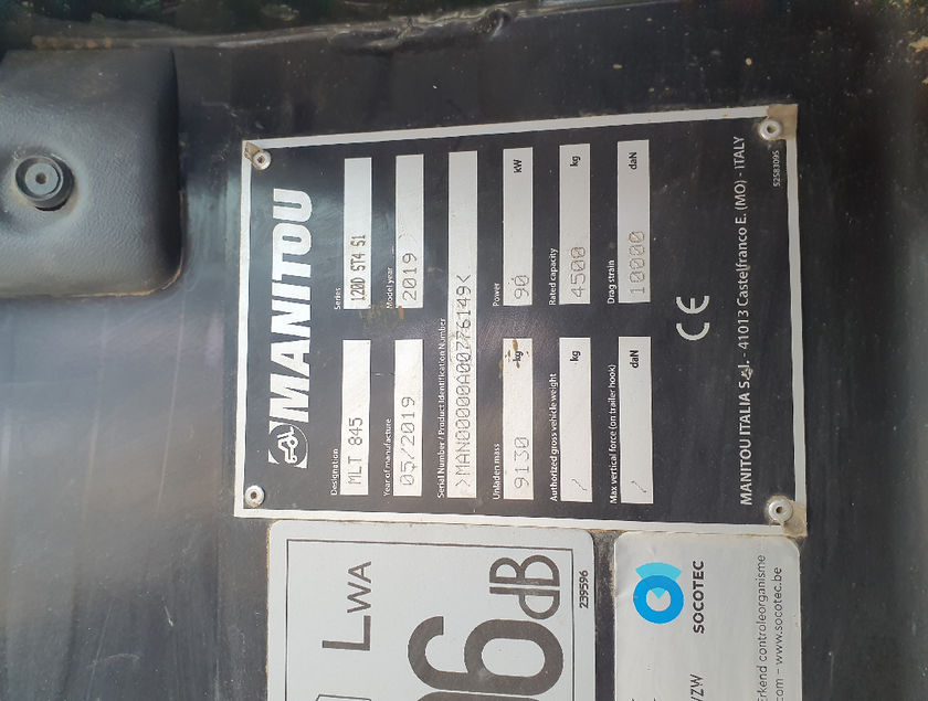 MANITOU MLT 845 120 T4F - 17290