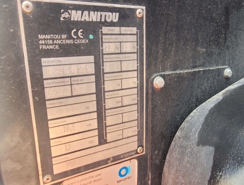 MANITOU 180 ATJ RC 4RD ST5 S1 - 17865