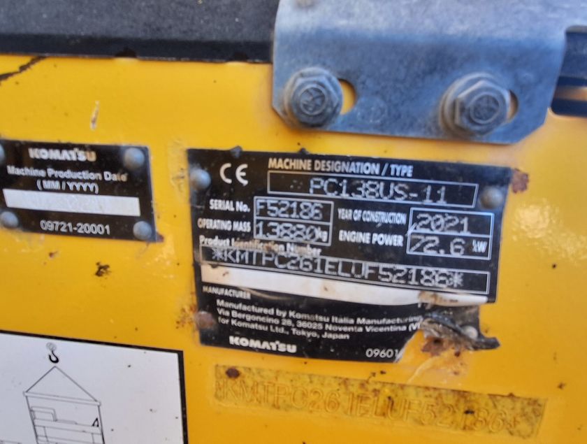 KOMATSU PC138US-11 - 18469