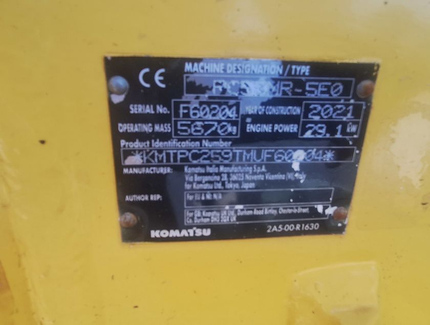 KOMATSU PC58MR-5EO - 19536