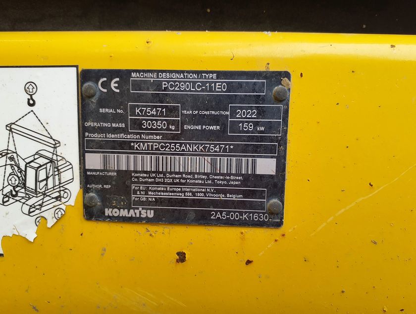 KOMATSU PC290LC-11 - 21011