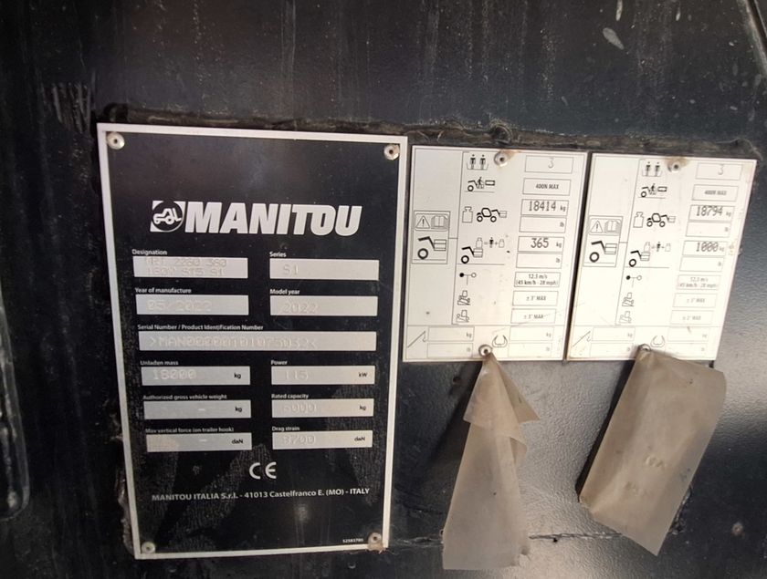 MANITOU MRT 2260 360 160Y ST5 S1 - 22088