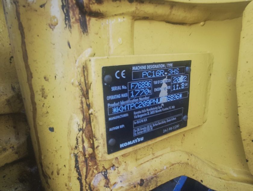 KOMATSU PC16R-3HS - 22146