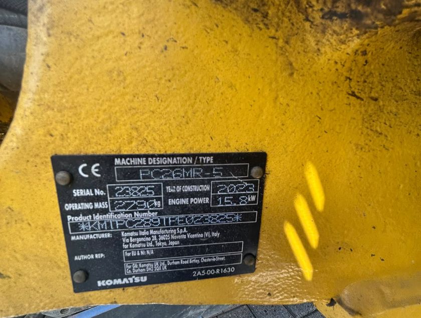 KOMATSU PC26MR-5 - 22536