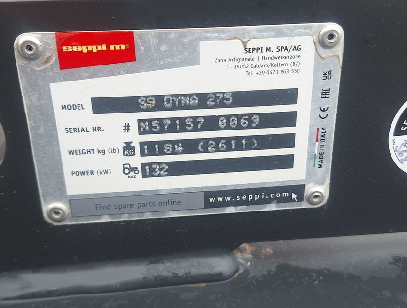 SEPPI S9 DYNA 275 AVEC CARDAN - 26166