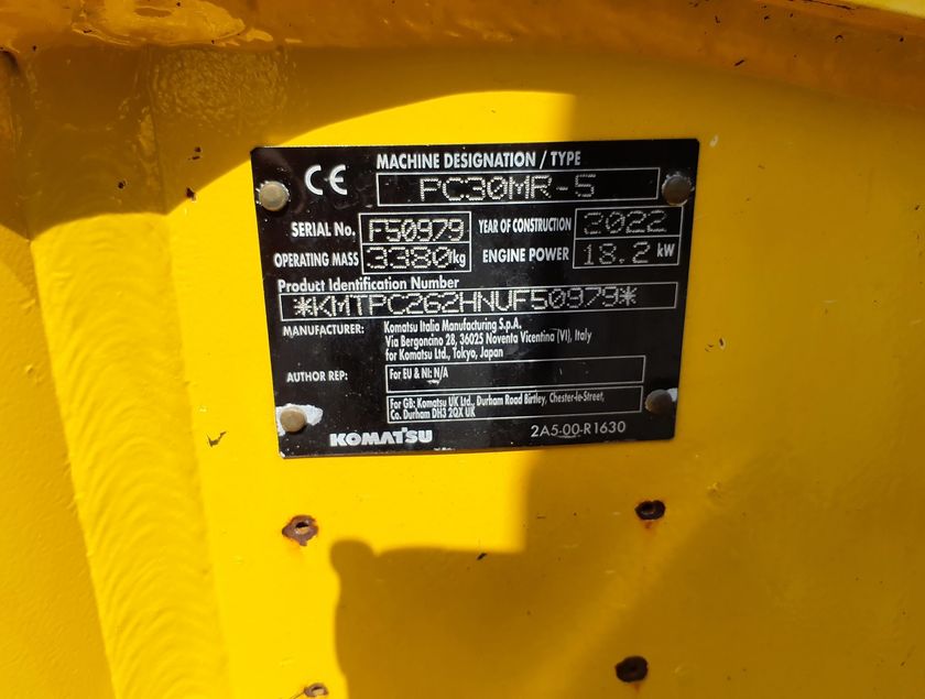 KOMATSU PC30MR-5 - 34418