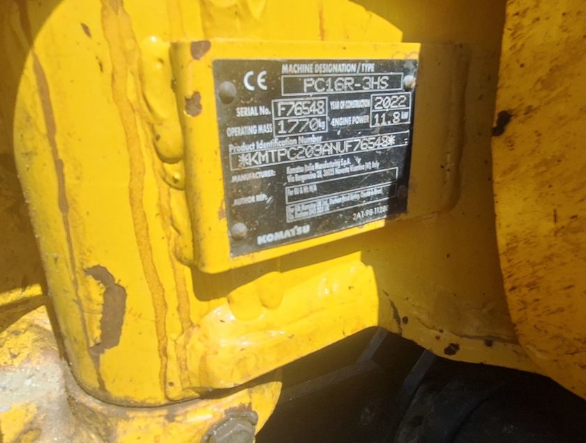 KOMATSU PC16R-3 - 34460