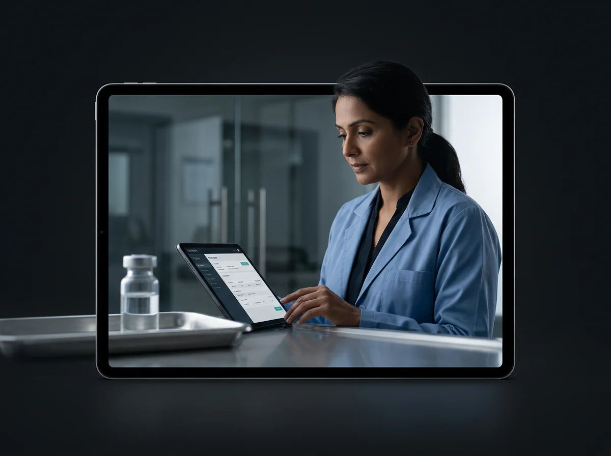 Photo of a Longegra patient reviewing their progress with a clinician via telehealth