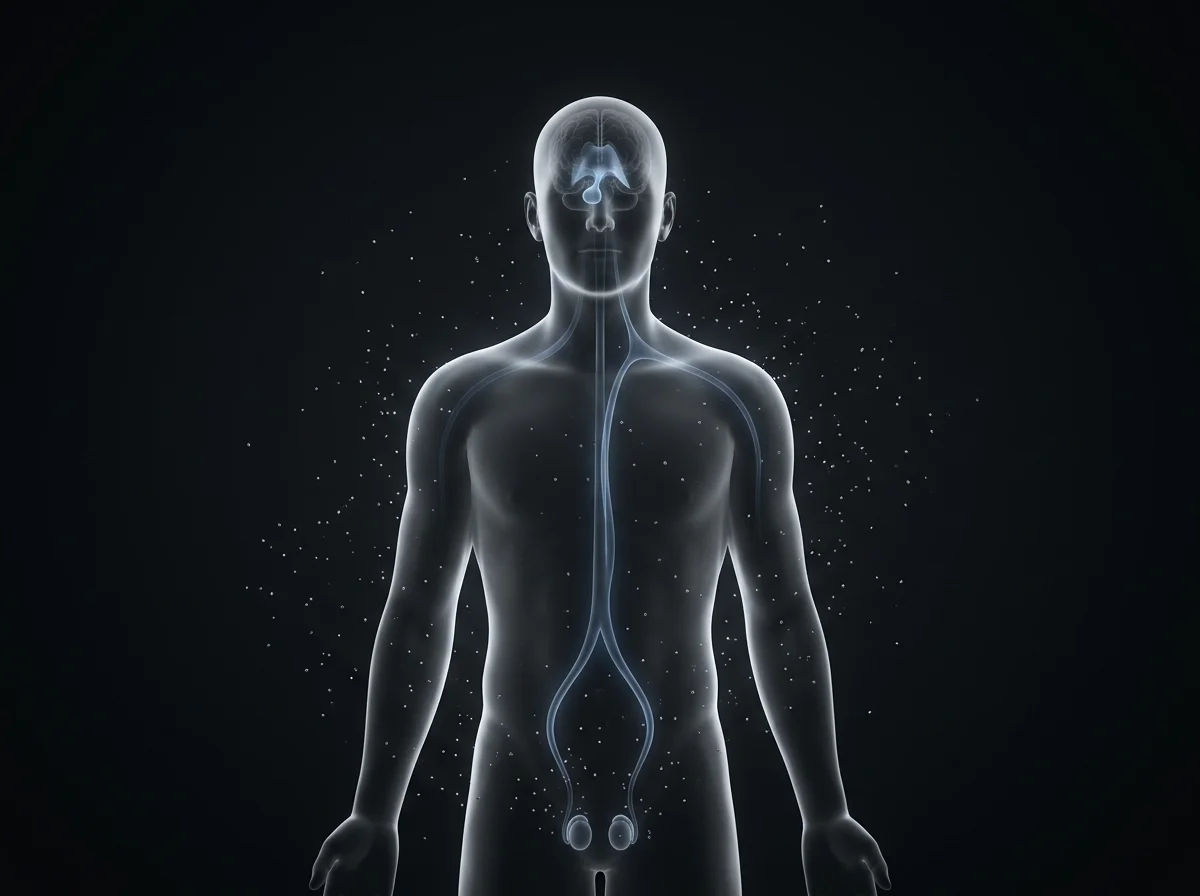 Photo of a man performing resistance training as part of a Longegra testosterone optimisation program