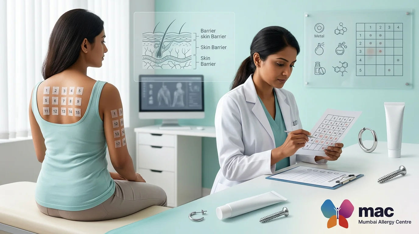 Patch Test Mumbai: Diagnosing Contact Allergies to Nickel, Cosmetics, & Orthopaedic Implants