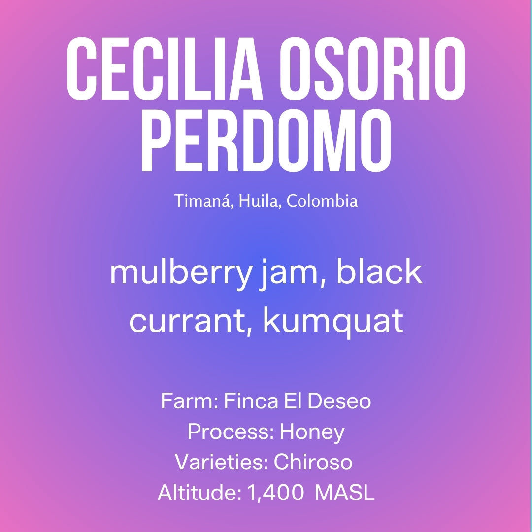 Cecilia Osorio Perdomo, Chiroso Honey, Condor Huila Graduation Auction - Colombia