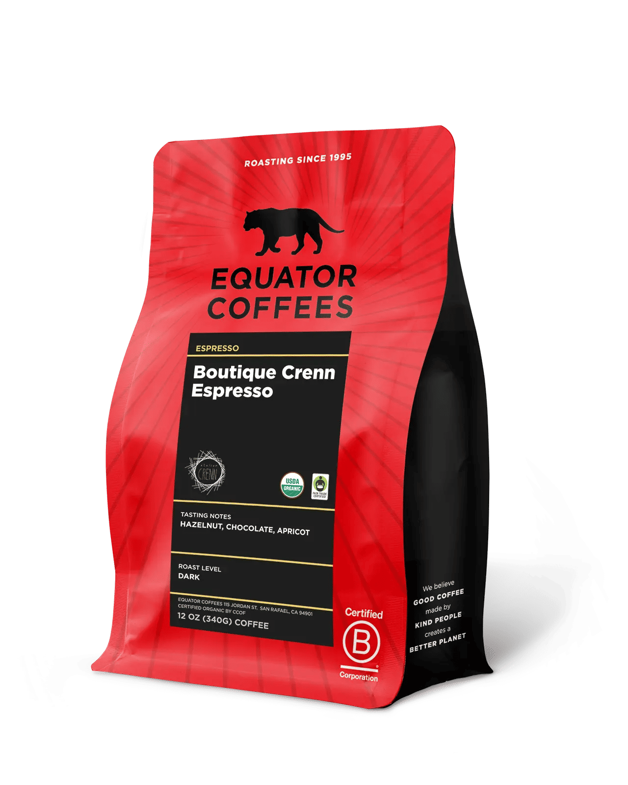 Boutique Crenn Espresso Fair Trade Organic