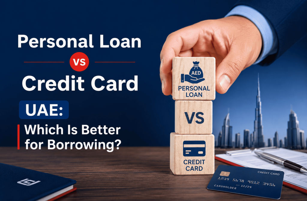 Personal loan vs credit card UAE borrowing comparison with Lotus Debt Management
