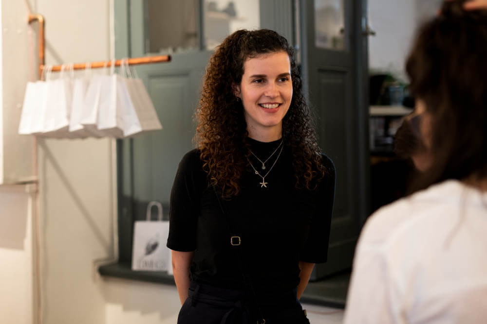 Bloggerin Mia von heylilahey beim Event von LOVECO