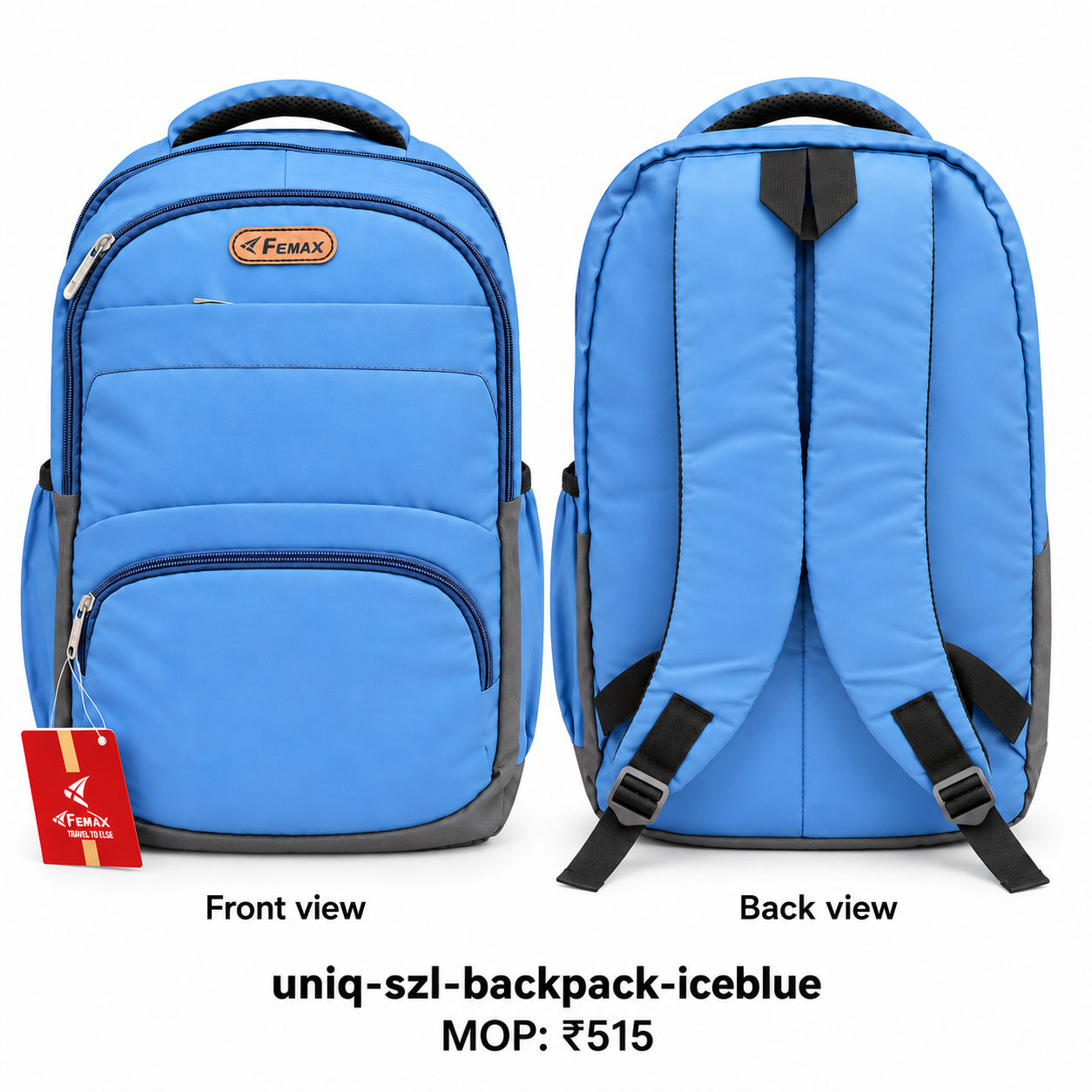 Uniq SZL Backpack – Ice Blue 6
