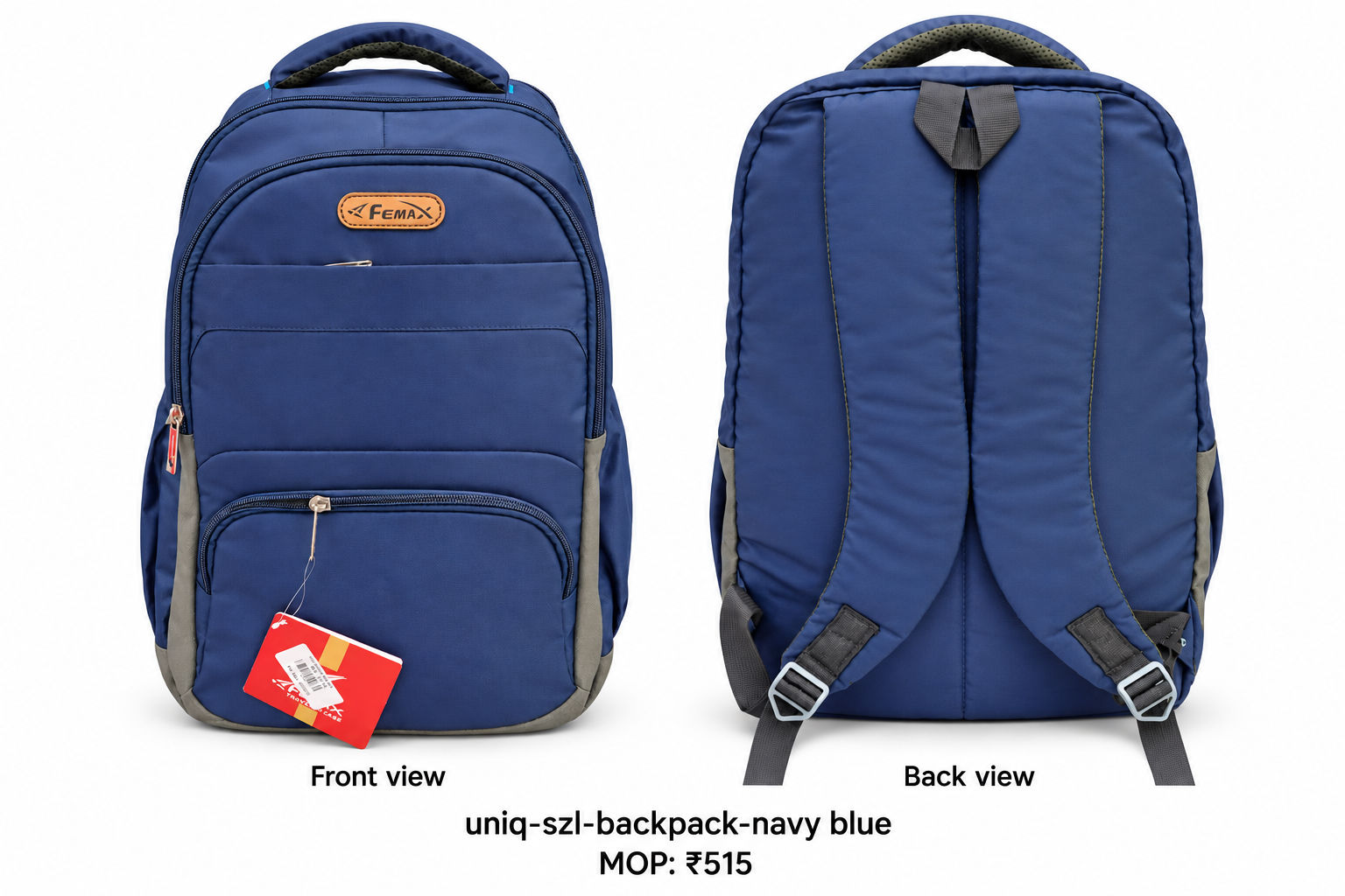 Uniq SZL Backpack – Navy Blue 4