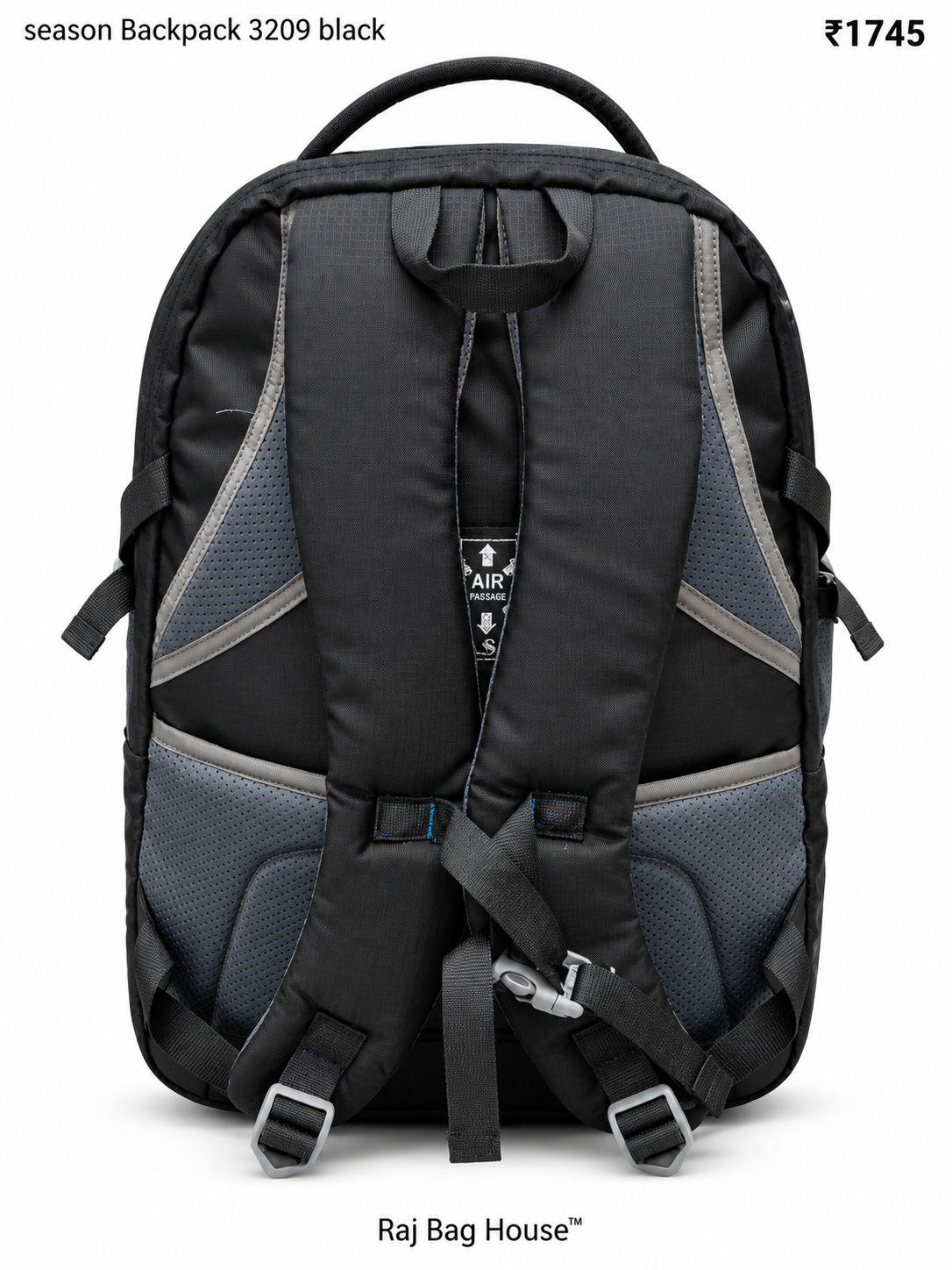 Season Backpack 3209 – Black 3