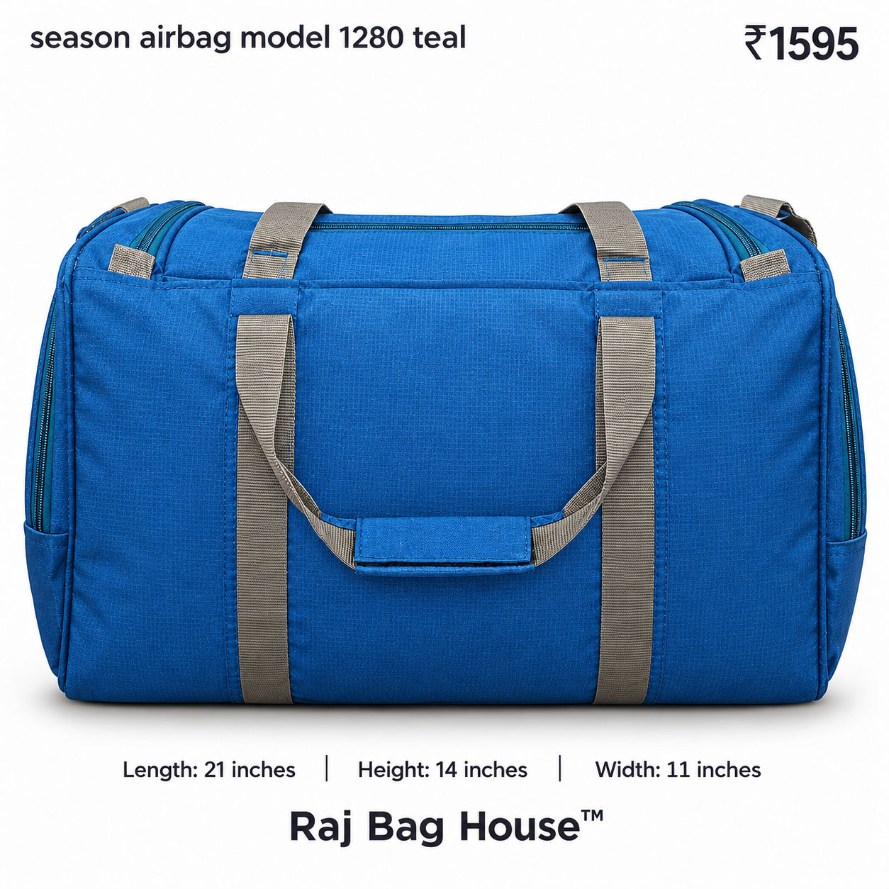 Season Travel Duffle 1270 – Teal 3
