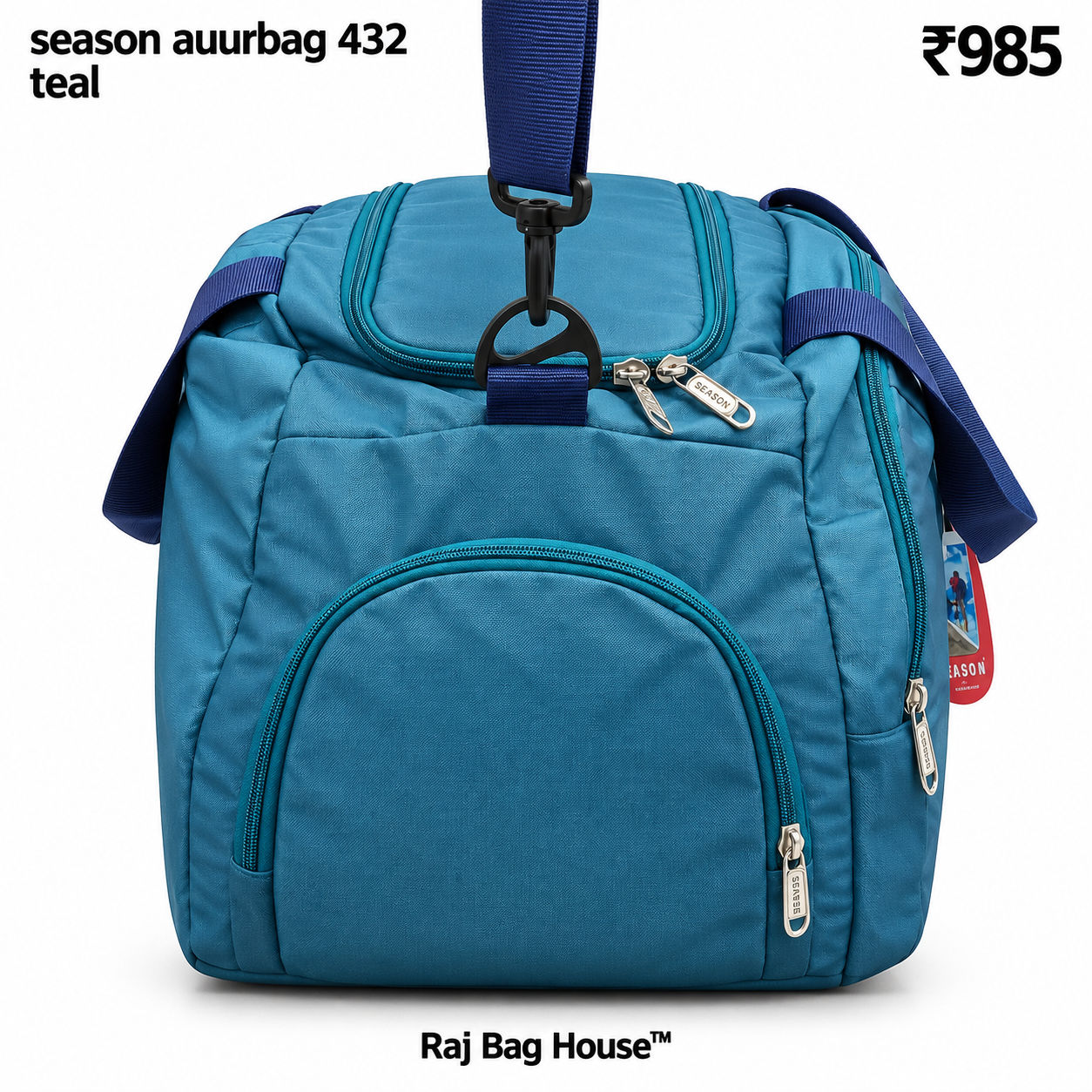 Season Travel Duffle 432 – Teal 2