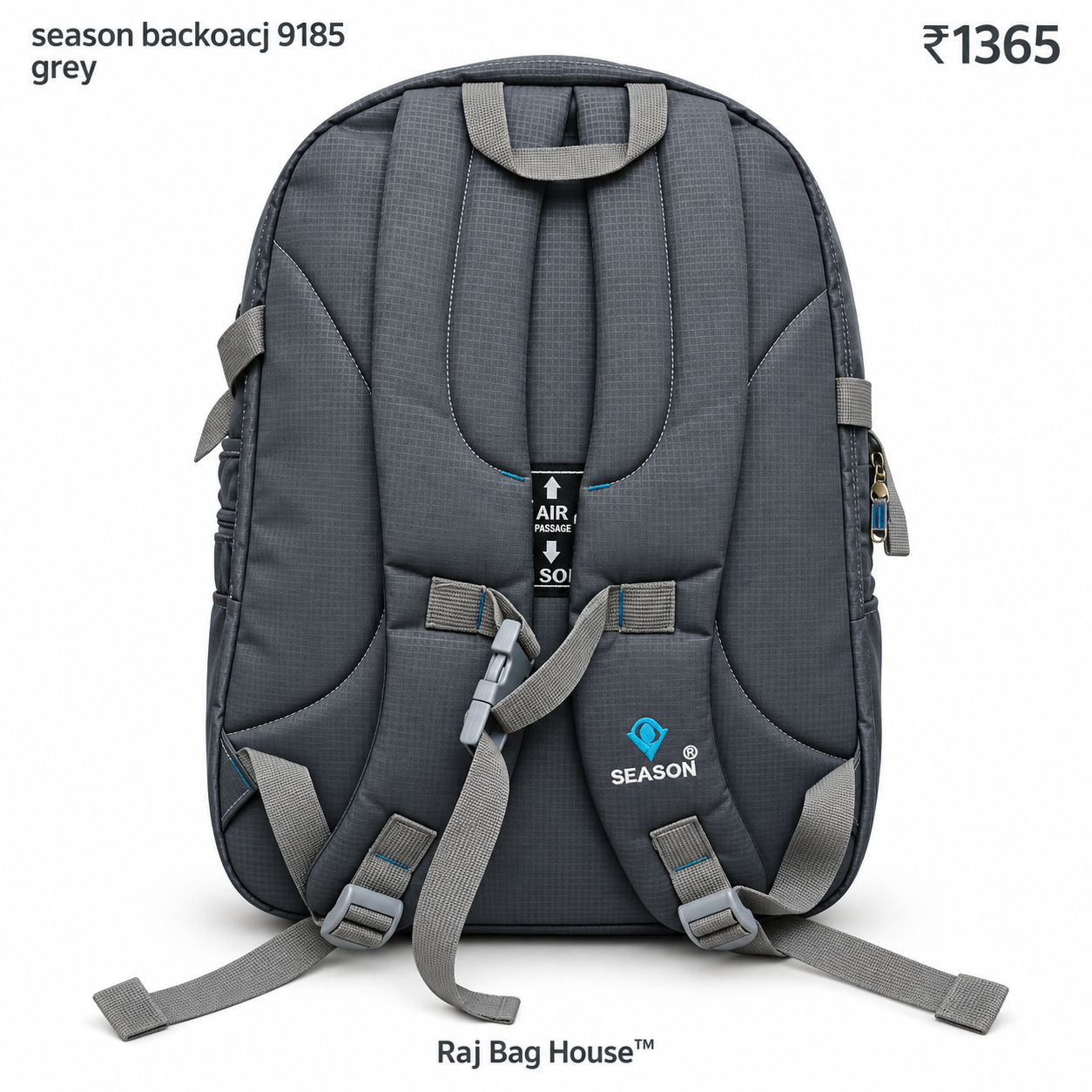 Season Backpack 9185 – Grey 3