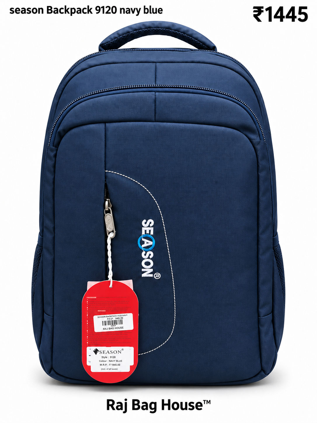 Season Backpack 9120 – Navy Blue 4